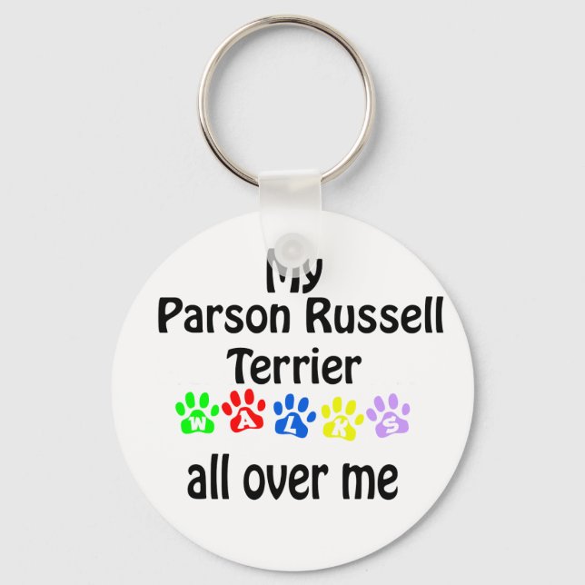 Chaveiro Parson Russell Terrier Walks Design (Frente)