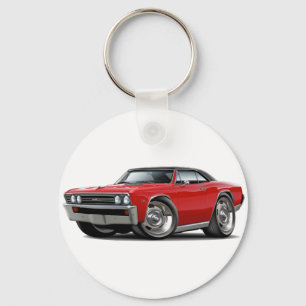 Chaveiro Parte superior 1967 preta vermelha de Chevelle