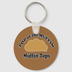 Chaveiro parte superior da corrente chave do muffin