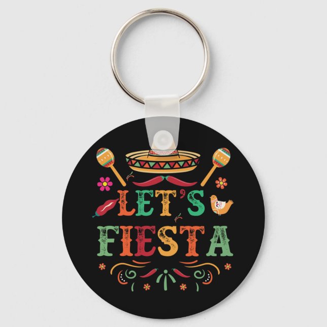 Chaveiro Partido Cinco de Mayo deixa Fiesta mexicano (Frente)