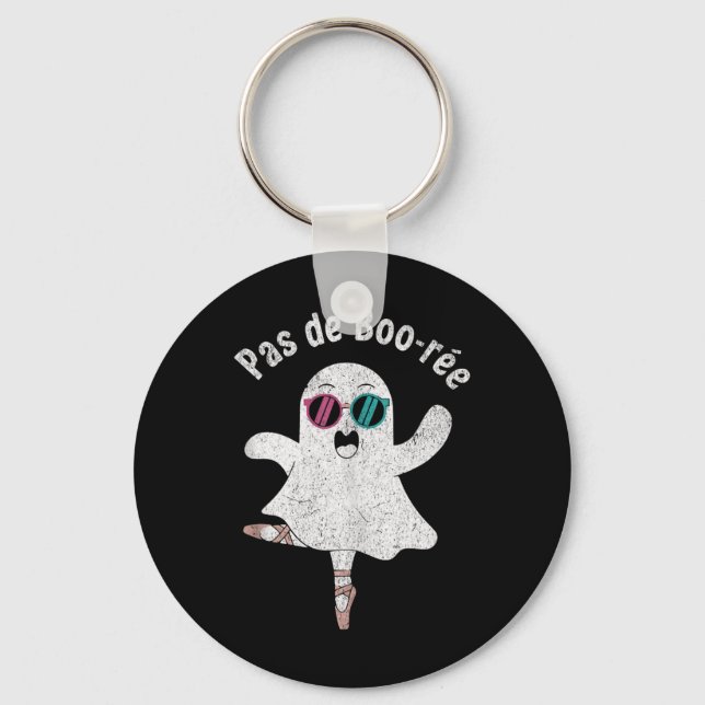 Chaveiro Pas De Boo-rée Cute Ballerina Ghost Funny Balé T (Frente)