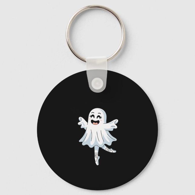 Chaveiro Pas De Boo-rée Funny Balé Fantasma Dança Halloween (Frente)