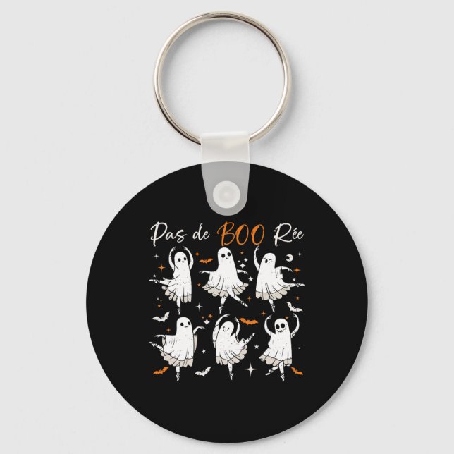 Chaveiro Pas De Boo-rée Funny Balé Fantasma Dança Professor (Frente)
