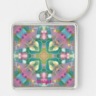 Chaveiro PÁSCOA BRIDGET ~ Cruz Religiosa ~ Personalizada