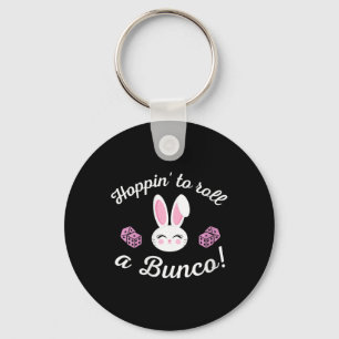 Chaveiro Páscoa Bunco Hoppin Para Rolar Um Bunco Dice Bunny