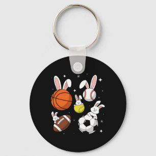 Chaveiro Páscoa de futebol de basquetebol