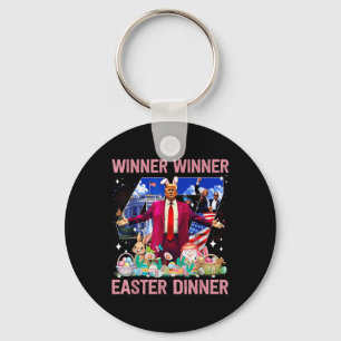Chaveiro Páscoa vencedora Janta Trump Bunny Hunt Ovos Happy