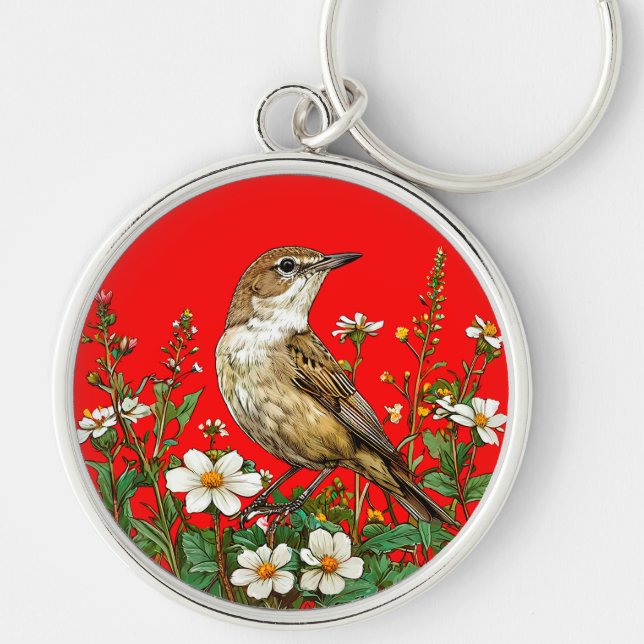 Chaveiro Pássaro bélico europeu (Frente)