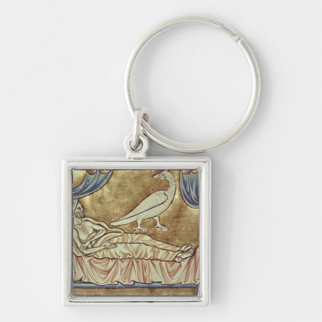 Chaveiro Pássaro de Caladrius, reputado para prever (Frente)