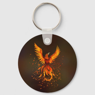 Chaveiro Pássaro Phoenix Ascensão