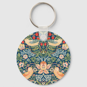 Chaveiro Pássaros & Flores Wm Morris Arte