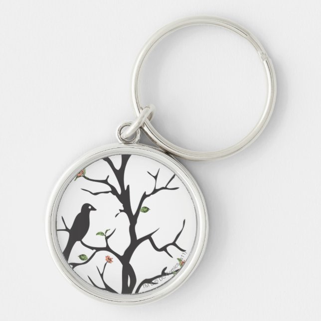 Chaveiro Pássaros Supergirl na Árvore (Frente)