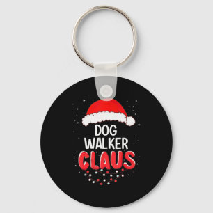 Chaveiro Passeador de Cães Papai Noel Natal Fantasia Combin