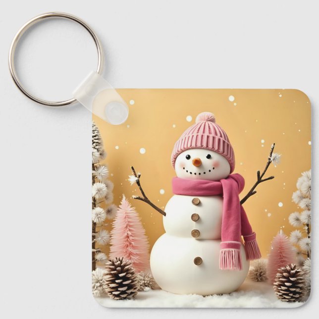 Chaveiro Pastel Christmas - Keychain  (Frente)