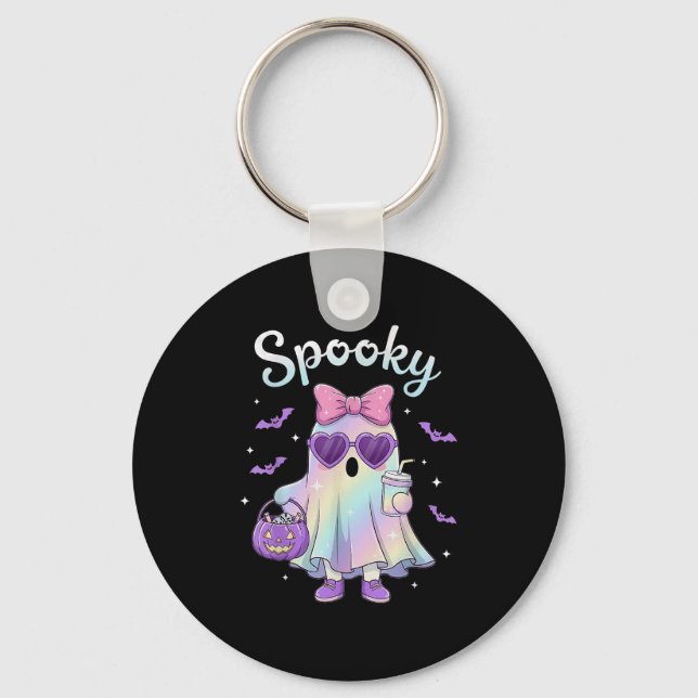 Chaveiro Pastel Galaxy Soky Ghost Halloween Kids Ghost Coqu (Frente)