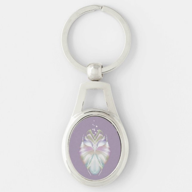 Chaveiro Pastel Purple Oracle Owl (Frente)