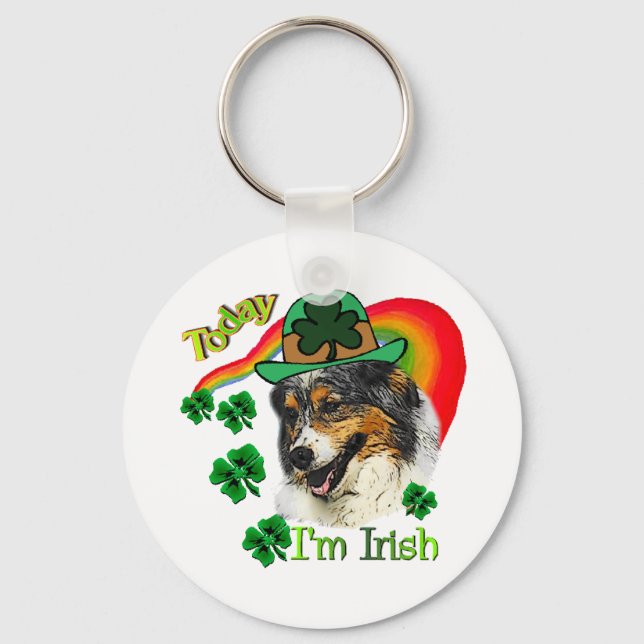 Chaveiro Pastor australiano St Patricks (Frente)