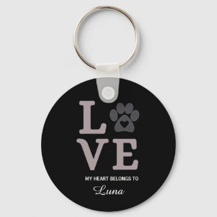 Chaveiro Pata do Amor – Meu Coração Pertence a Luna