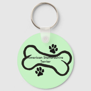 Chaveiro Patas do osso N de Staffordshire Terrier americano