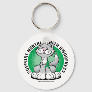 Chaveiro Patas para o gato da saúde mental