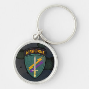 Chaveiro Patch de Assuntos Civis do USACAPOC Especial Ops C
