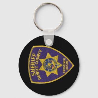 Chaveiro Patch do Departamento de Xerifes de De DeWitt