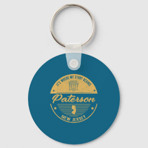 Chaveiro Paterson Nova Jersey É Onde Minha História Começa