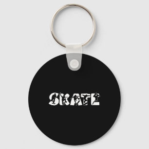 Chaveiro Patinação Silhueta Patinagem Skate Skateboarding