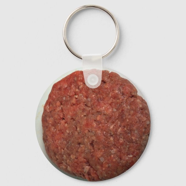 Chaveiro Patinho de hambúrguer crua (Frente)