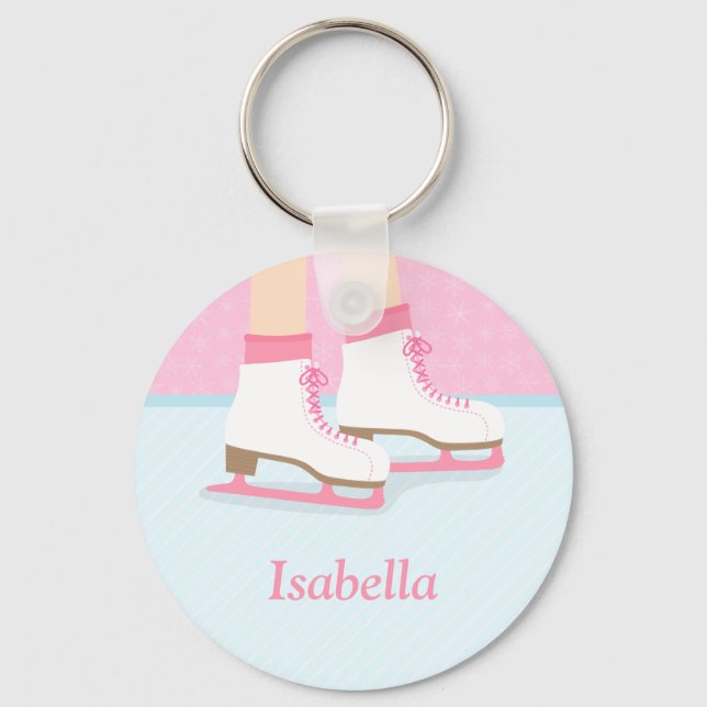 Chaveiro Patins De Gelo Para Meninas (Frente)