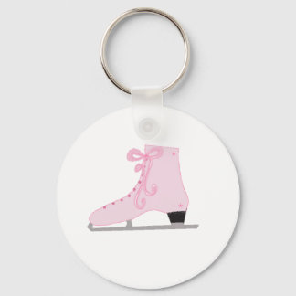 Chaveiro Patins de Gelo Rosa Fofo