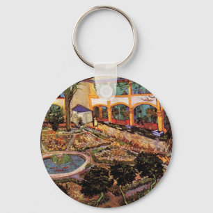 Chaveiro Pátio do Hospital em Arles por Vincent van Gogh