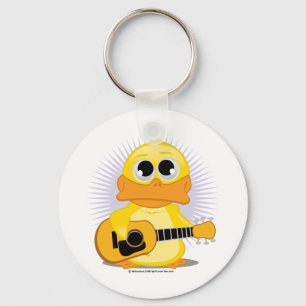 Chaveiro Pato (acústico) da guitarra