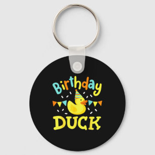Chaveiro Pato de Aniversário Crianças Meninas Meninos Pato 