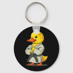 Chaveiro Pato de Borracha de Caratê Animal MMA Taekwondo Ji