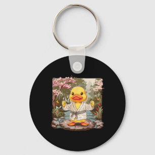 Chaveiro Pato de Borracha de Kickboxing Karate Jiu-jitsu Mm