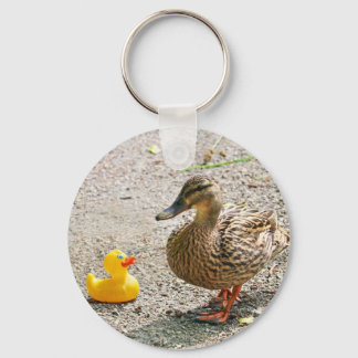 Chaveiro Pato de borracha e Pato-mãe