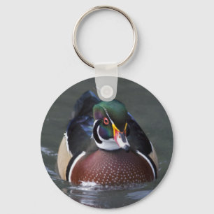 Chaveiro Pato-de-madeira Americano