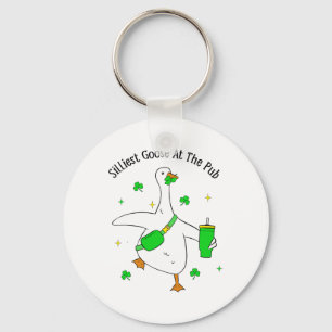 Chaveiro Pato Mais Bobo Divertido No Pub Animal Dia De São