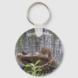 Chaveiro Pato Preening nos Leeds