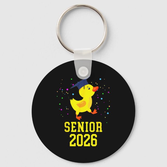 Chaveiro Pato sênior 2026 pós-graduação & faculdade (Frente)