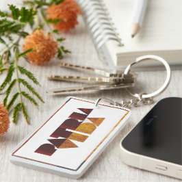 Chaveiro Patria y Vida White Brown Frame