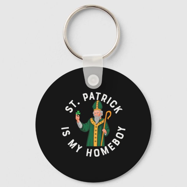 Chaveiro Patrick É O Meu Ficar em casa Diversão De Dia De S (Frente)