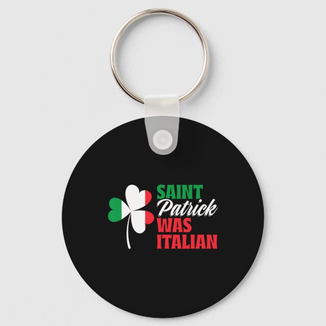 Chaveiro Patrick Era Italiano Shamrock Clover Santo Patr (Frente)