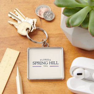 Chaveiro Patrimônio da Flórida de primavera Hill - Creme Cl