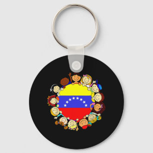 Chaveiro Patrimônio Hispânico Mês Venezuela Crianças Veneza