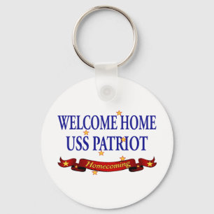 Chaveiro Patriota Home bem-vindo de USS