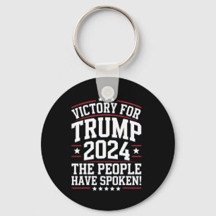 Chaveiro Patriotic Trump 2024 Victory Design Para Os Apoian