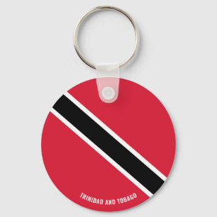 Chaveiro Patriótico Armado da Bandeira de Trinidad e Tobago