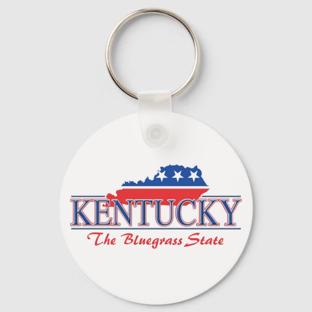 Chaveiro Patriótico do Kentucky (Frente)